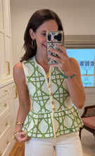 Palm Beach Peplum Top