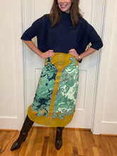 Women’s Portia Skirt- Aqua Paisley