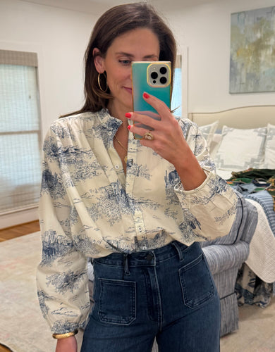 Western Toile Francesca Top