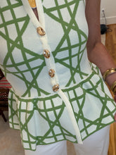 Palm Beach Peplum Top
