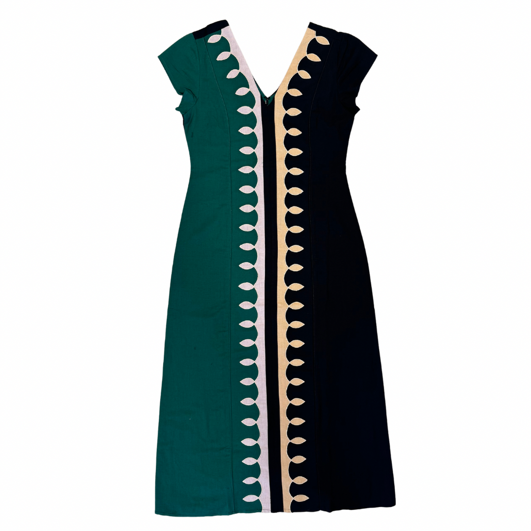 Women’s Hallie Midi Color Block Dress