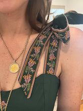 Hunter Green Embroidered Tiered Maxi Dress