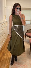 Olive Scarf Dress