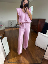 Glamour Pink Bubble Hem Blouse