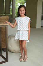 Helen Dress White Block Print