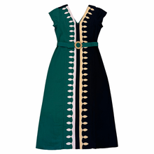 Women’s Hallie Midi Color Block Dress