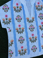 Women's Cream Medallion Embroidered Blouse
