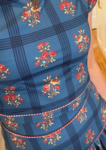 Camellia Plaid Porcelain Skirt Set