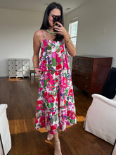 Pink Floral Print Pleated Top