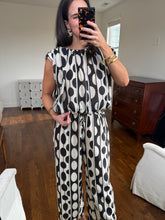 Oval Dot Print Bubble Top