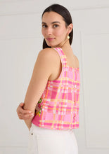 The Brie Top- Pink Tapestry Bloom