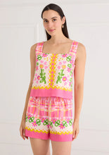 The Romy Short- Pink Tapestry Bloom