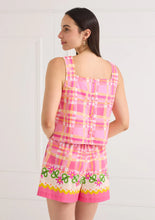 The Romy Short- Pink Tapestry Bloom