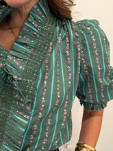 Foral Ditzy Ruffle Top