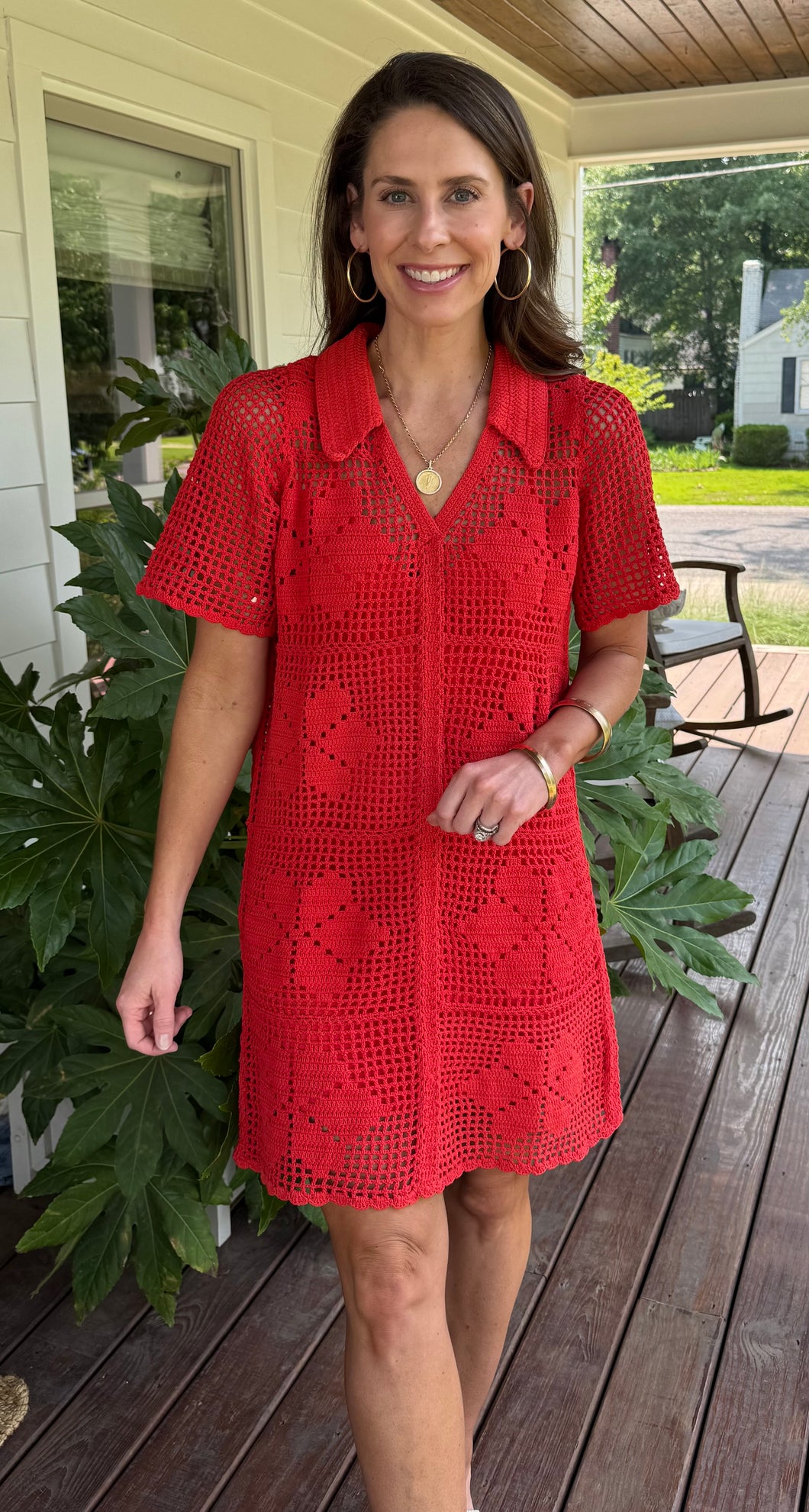 Women’s Ileanna Crochet Mini Dress