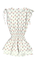 Helen Dress White Block Print