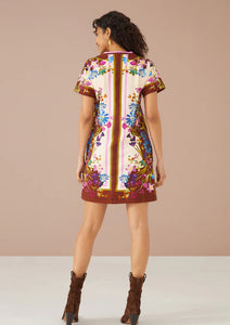 Charlie Dress- Prairie Cinnamon Floral