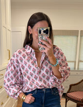 London Floral Button Up
