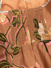 Apricot Floral Dress