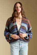 Aden Sweater- Indigo Stripe