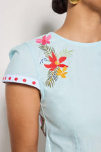 Women's Arica Top- Light Blue