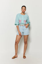 Women's Motanka Top- Green Plaid