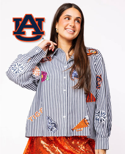 Auburn Logo Button Down Shirt