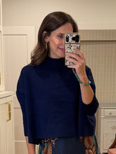 Navy Aja Sweater