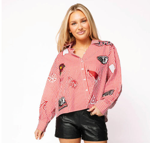 Alabama Logo Button Down Shirt