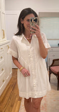 White Button Up Dress