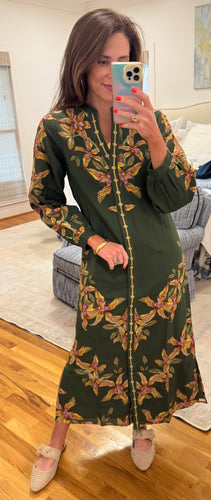Riley Hunter Green Midi