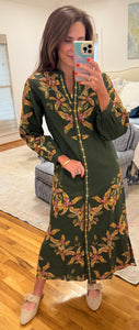 Riley Hunter Green Midi