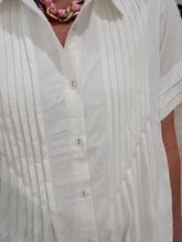 White Button Up Dress