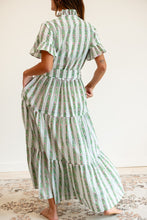 Victoria Dress- Sweet Pea Stripe