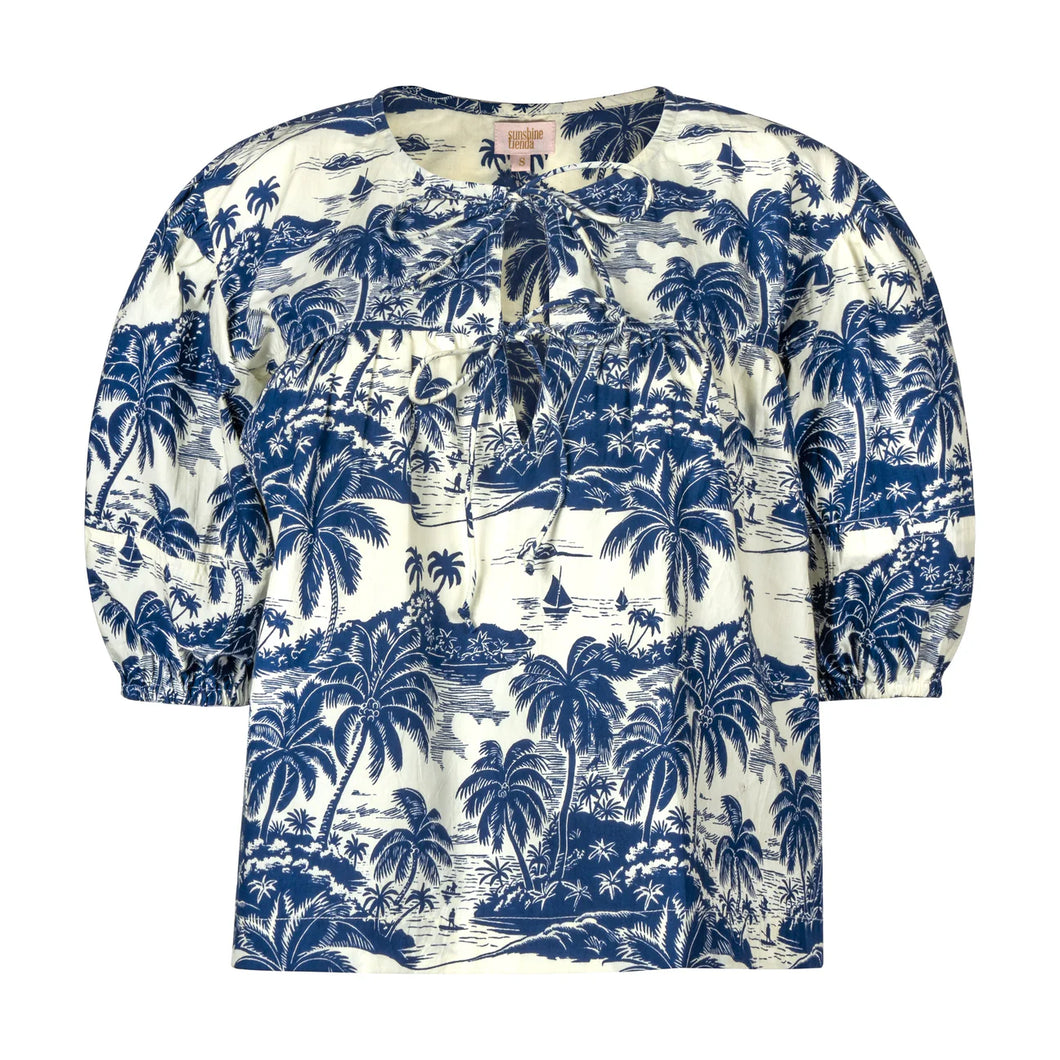 Tropical Toile Mira Top