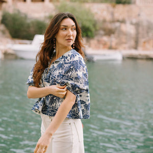 Tropical Toile Mira Top