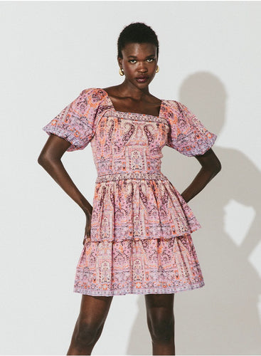 Women's Sidney Mini Dress- Mahal Print