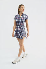 Ivy Dress-Prim Navy Plaid