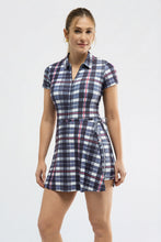 Ivy Dress-Prim Navy Plaid