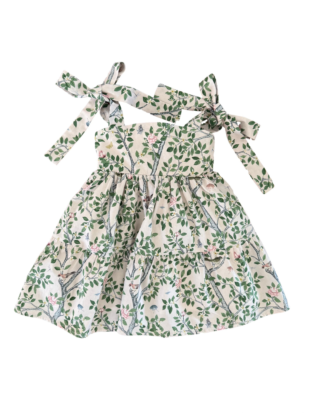 Mini Molly Dress - Pink Elsie's Garden