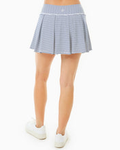 Racquet Skort- Navy & Super White Stripe