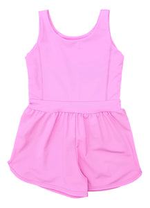 Pink Athleisure Romper