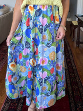 Summer Floral Midi Skirt