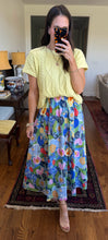 Summer Floral Midi Skirt