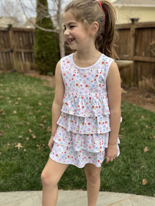 Floral Swing Top & Skort Set