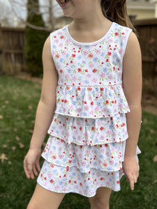 Floral Swing Top & Skort Set