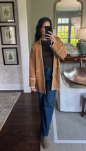 Women's Long Sleeve Camel Midi Cardigan