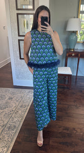 Barrett Pant- Fan Fete Blue