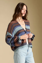 Aden Sweater- Indigo Stripe
