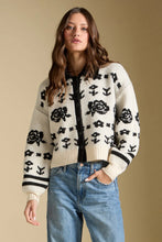 Alamere Sweater- Cream & Black
